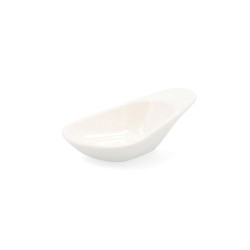 Vassoio per aperitivi Quid Select Bianco Ceramica 10,5 cm (6 Unità) (Pack 6x)