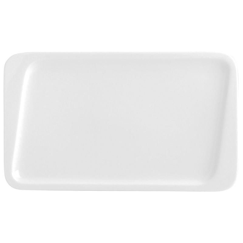 Piatto da pranzo Quid Chef Bianco Ceramica 30 x 18 cm (6 Unità) (Pack 6x)