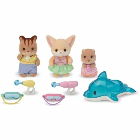 Accessori per Casa delle Bambole Sylvanian Families 5749 Nursery Friends Pool Fun trio