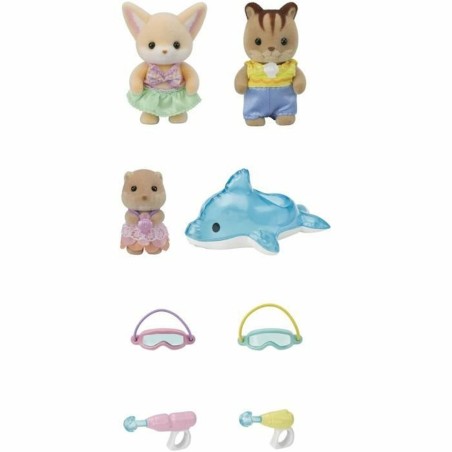 Accessori per Casa delle Bambole Sylvanian Families 5749 Nursery Friends Pool Fun trio
