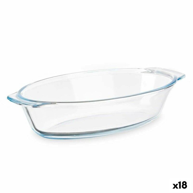 Teglia da Cucina Vivalto T7-07 Trasparente Vetro Borosilicato 700 ml 23,6 x 5,3 x 13 cm Con manici (18 Unità) Teglia da Cucina Vivalto T7-07 Trasparente Vetro Borosilicato 700 ml 23,6 x 5,3 x 13 cm Con manici (18 Unità)