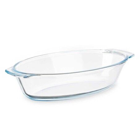 Teglia da Cucina Vivalto T7-07 Trasparente Vetro Borosilicato 700 ml 23,6 x 5,3 x 13 cm Con manici (18 Unità)