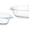 Teglia da Cucina Vivalto T7-07 Trasparente Vetro Borosilicato 700 ml 23,6 x 5,3 x 13 cm Con manici (18 Unità)
