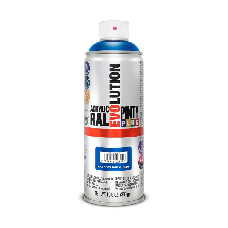 Vernice spray Pintyplus Evolution RAL 5005 400 ml Signal Blue Vernice spray Pintyplus Evolution RAL 5005 400 ml Signal Blue
