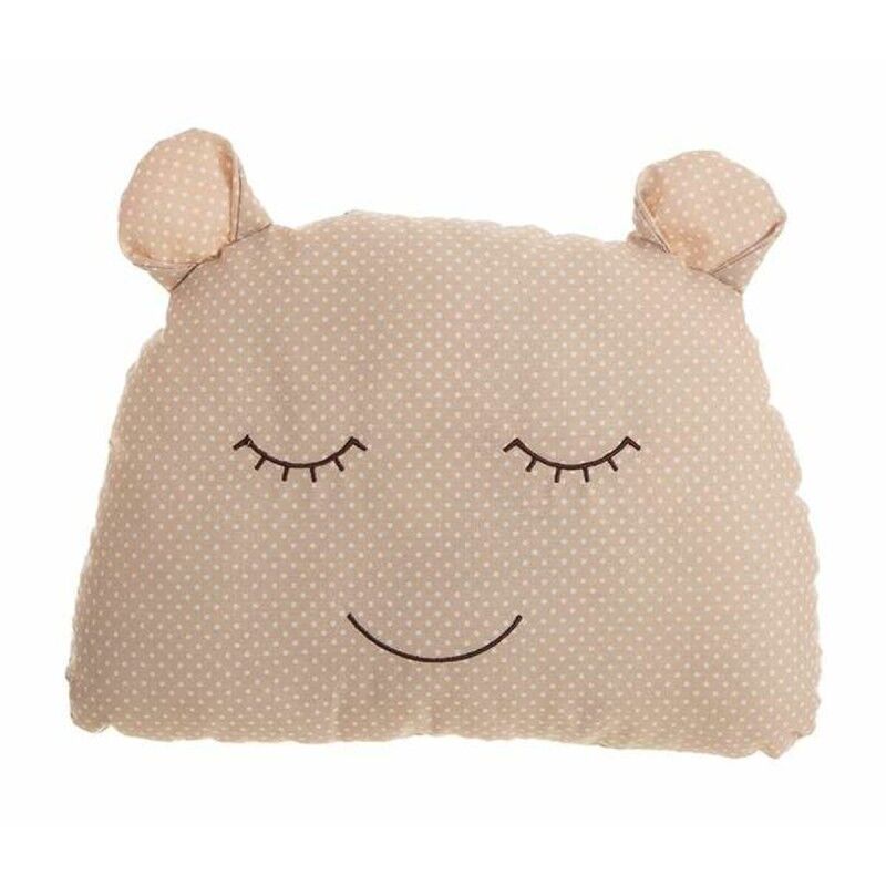 Cuscino Orso Peluche 35 x 29 cm Beige Cuscino Orso Peluche 35 x 29 cm Beige