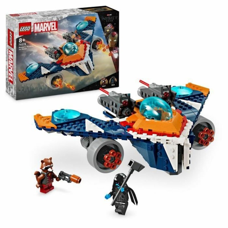 Set di Costruzioni Lego 76278 Marvel: Rocket vs. Ronan's Spaceship Multicolore 290 Pezzi Set di Costruzioni Lego 76278 Marvel: Rocket vs. Ronan's Spaceship Multicolore 290 Pezzi