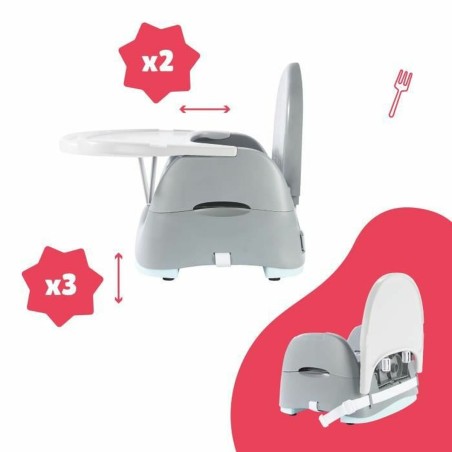 Seggiolone Badabulle Sitzerhöhung 15 kg Bianco/Grigio