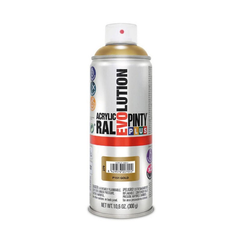 Vernice spray Pintyplus Evolution P151 400 ml Oro Vernice spray Pintyplus Evolution P151 400 ml Oro