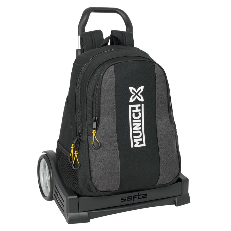 Trolley per la Scuola Munich Topo Nero 32 x 44 x 16 cm Trolley per la Scuola Munich Topo Nero 32 x 44 x 16 cm