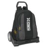 Trolley per la Scuola Munich Topo Nero 32 x 44 x 16 cm