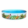Bestway Piscina Rigida Infantile PVC Dinosauri 244x46 cm +3 Anni Giardino 55001