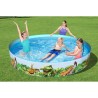 Bestway Piscina Rigida Infantile PVC Dinosauri 244x46 cm +3 Anni Giardino 55001