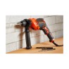 Set trapano e accessori Black & Decker BEH710K-QS 230 V 710 W