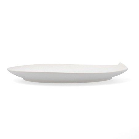 Vassoio per aperitivi Bidasoa Fosil Bianco Ceramica Allumina 31,4 x 31,2 x 4 cm (4 Unità)