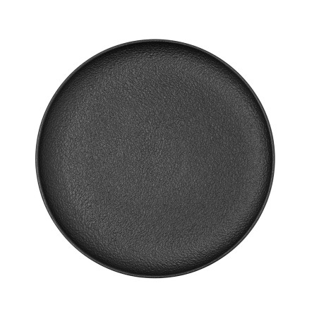 Piatto da pranzo Bidasoa Fosil Nero Ceramica 26,5 x 26,4 x 2,3 cm (6 Unità)