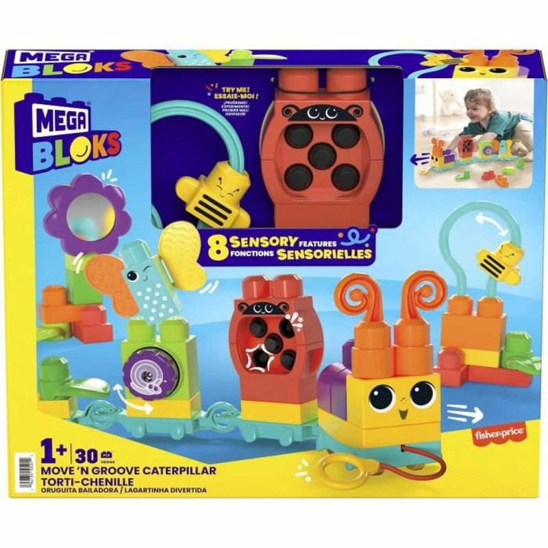 Set di Costruzioni Megablocks Mega Bloks + 1 Anno 30 Pezzi Set di Costruzioni Megablocks Mega Bloks + 1 Anno 30 Pezzi