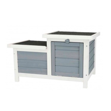 Stallo Trixie 62390 70 x 43 x 45 cm Coniglio Legno Bianco/Grigio