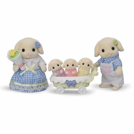Accessori per Casa delle Bambole Sylvanian Families 5735 Flora Rabbit family