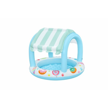 Bestway Piscina Gonfiabile per Bambini con Anello a Forma di Gelateria 104x84 cm +2 Anni Giardino 52638