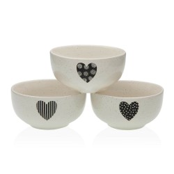 Ciotola Versa NATHALIE  Gres 13 x 6,4 x 13 cm Cuore