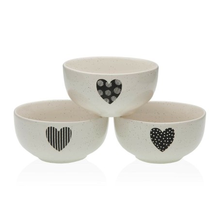 Ciotola Versa NATHALIE  Gres 13 x 6,4 x 13 cm Cuore