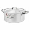 Casseruola con coperchio Kinvara 100004 Argentato (10 Unità)
