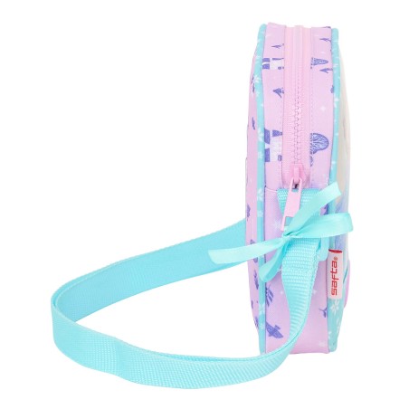 Borsa a Tracolla Frozen Cool days Violetta Blu cielo 16 x 18 x 4 cm