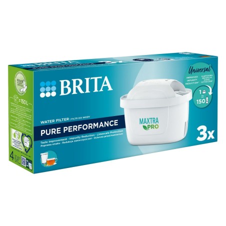 Filtro per brocca filtrante Brita MX+ Pro Pure Performance 3 Pezzi (3 Unità)