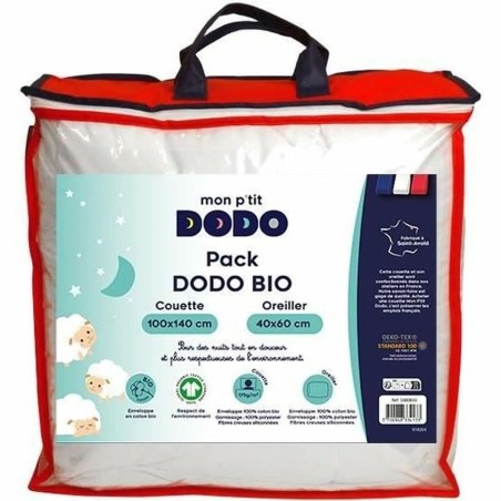 Piumino P'TIT DODO 100 x 140 cm Bianco 2 Pezzi