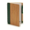 Quaderno ad Anelli con Penna Pincello AR1810133 1 x 16 x 12 cm Bambù (12 Unità)