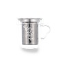 Tazza con Filtro per Infusioni Quid Serenia Trasparente 350 ml (3 Pezzi)