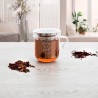 Tazza con Filtro per Infusioni Quid Serenia Trasparente 350 ml (3 Pezzi)