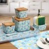Vassoio Versa Melammina 31 x 3 x 46,2 cm Fiori