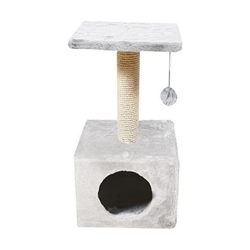 Tiragraffi per Gatti Nayeco Savanna 60 x 30 x 30 cm Grigio chiaro (60 x 30 x 30 cm) Tiragraffi per Gatti Nayeco Savanna 60 x 30 x 30 cm Grigio chiaro (60 x 30 x 30 cm)