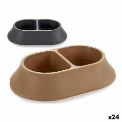 Ciotola per animali domestici Mascow 1270 Plastica 34,5 x 7 x 22,5 cm (24 Unità)