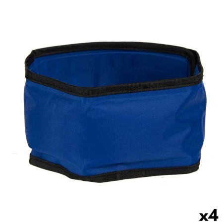 Collare per Cani Mascow TOY0417-L Azzurro Nero Poliestere PVC Gel 8 x 1 x 66 cm Refrigerante (4 Unità)