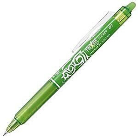 Penna Pilot Frixion Clicker Inchiostro cancellabile Verde 0,4 mm 12 Unità