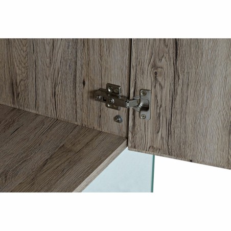 Credenza DKD Home Decor   Naturale Vetro Temperato Legno MDF 120 x 44 x 120 cm