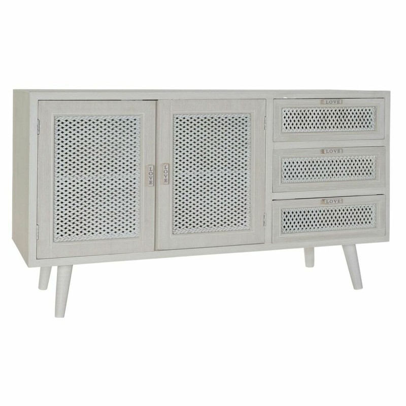 Credenza DKD Home Decor   Bianco Legno Legno MDF 110 x 41 x 64 cm