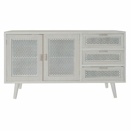 Credenza DKD Home Decor   Bianco Legno Legno MDF 110 x 41 x 64 cm