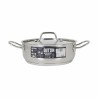 Casseruola con coperchio Quttin Hotel Acciaio ø 22 x 8 cm (4 Unità)