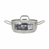 Casseruola con coperchio Quttin Hotel Acciaio ø 20 x 8 cm (4 Unità)