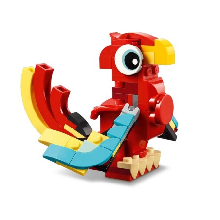 Set di Costruzioni Lego 31145 DRAGÓN ROJO Multicolore 149 Pezzi