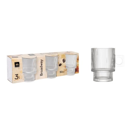 Set di Tazze da Caffè La Mediterránea Broadway 3 Pezzi (24 Unità)