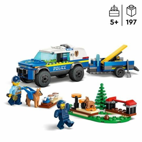 Set di Costruzioni Lego City Police 60369 + 5 Anni Poliziotto 197 Pezzi
