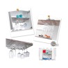 Supporto per Calici Metaltex My-crystal 38 x 26 x 7 cm Metallo fino a 12 calici circa con base da 7 cm di diametro massimo
