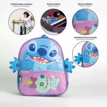 Zaino Scuola Stitch Azzurro