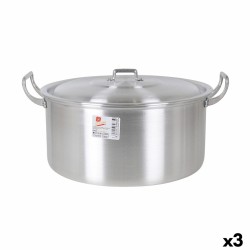 Casseruola con coperchio Alluminio 41 x 33 x 19 cm (3 Unità)