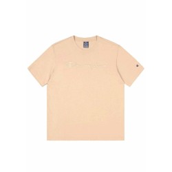 Maglia a Maniche Corte Uomo Champion 220273 NATL Beige