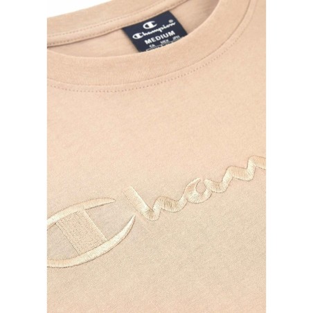 Maglia a Maniche Corte Uomo Champion 220273 NATL Beige